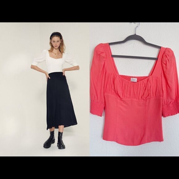 NWOT Aritzia Wilfred Pandora Blouse size M - Picture 4 of 12